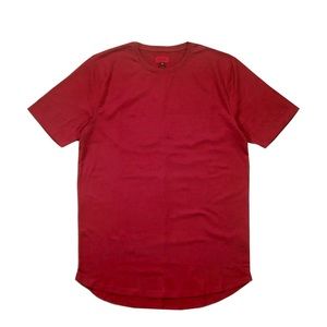 Killion | Men’s Standard Issue SI-12 Essential Scalloped T-Shirt in Cherry Red